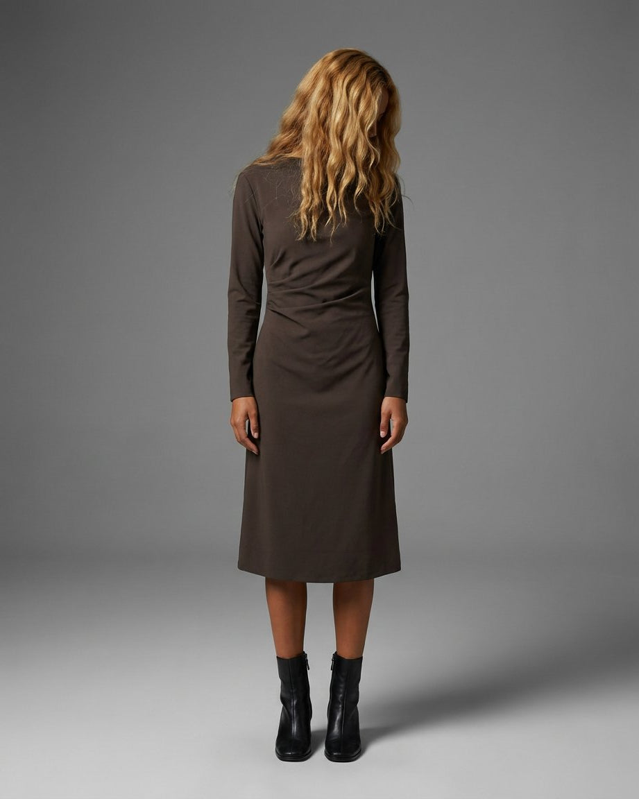MARC LAUGE VIV DRESS DRESS/JUMPSUIT 129 CHOCOLATE