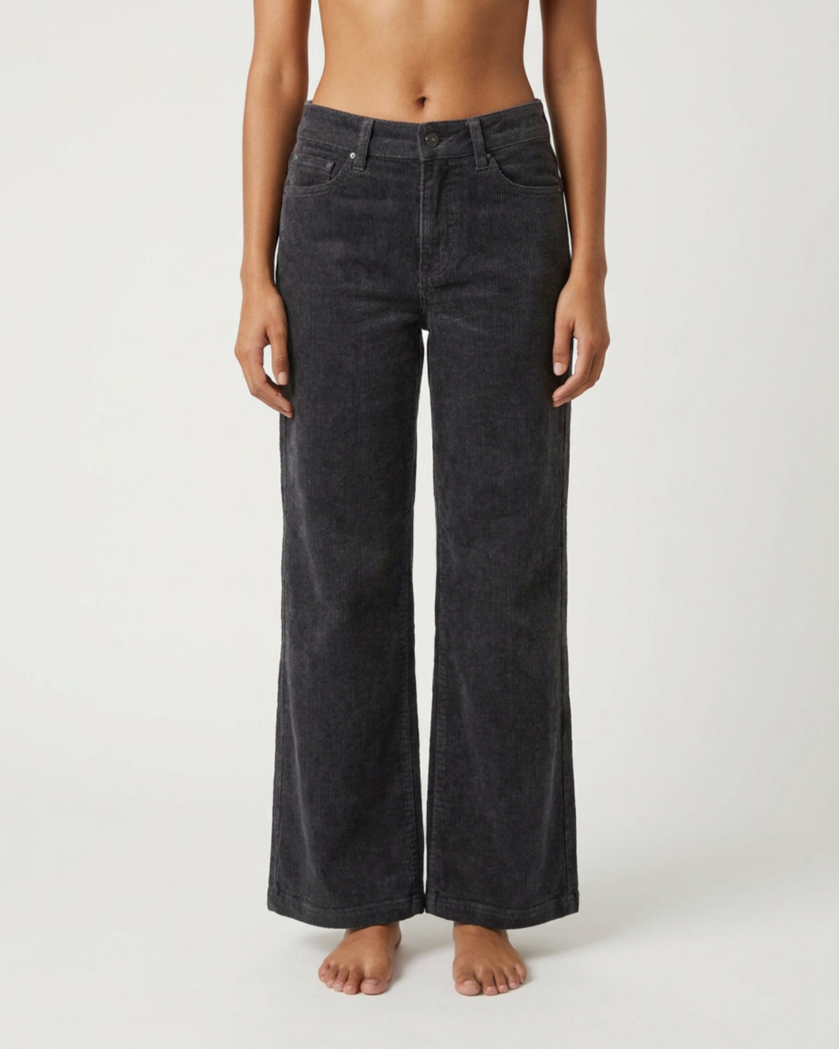 M JEANS Vega Flare 11W Corduroy Jeans CORD/FLØJL 161 RAVEN