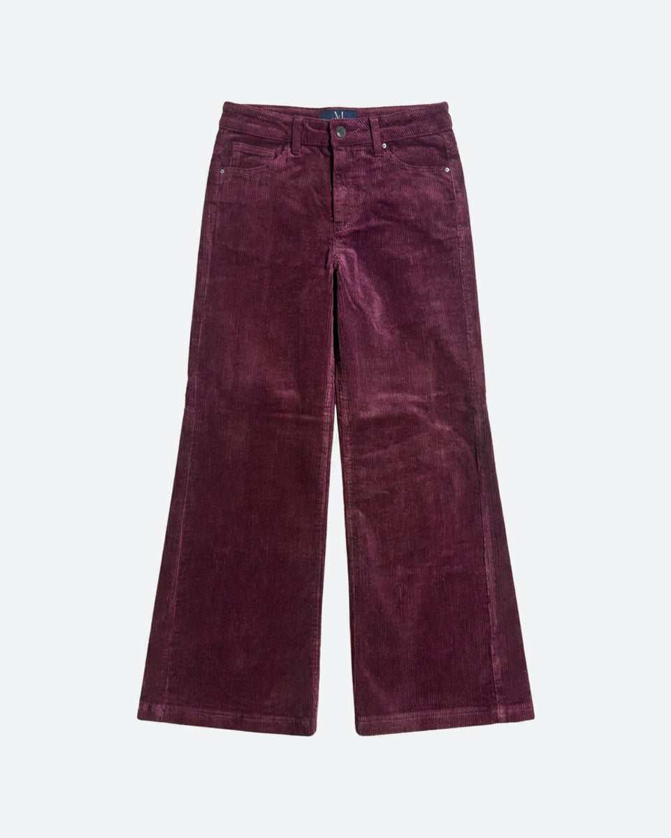 M JEANS Vega Flare 11W Corduroy Jeans CORD/FLØJL 400 BORDEAUX