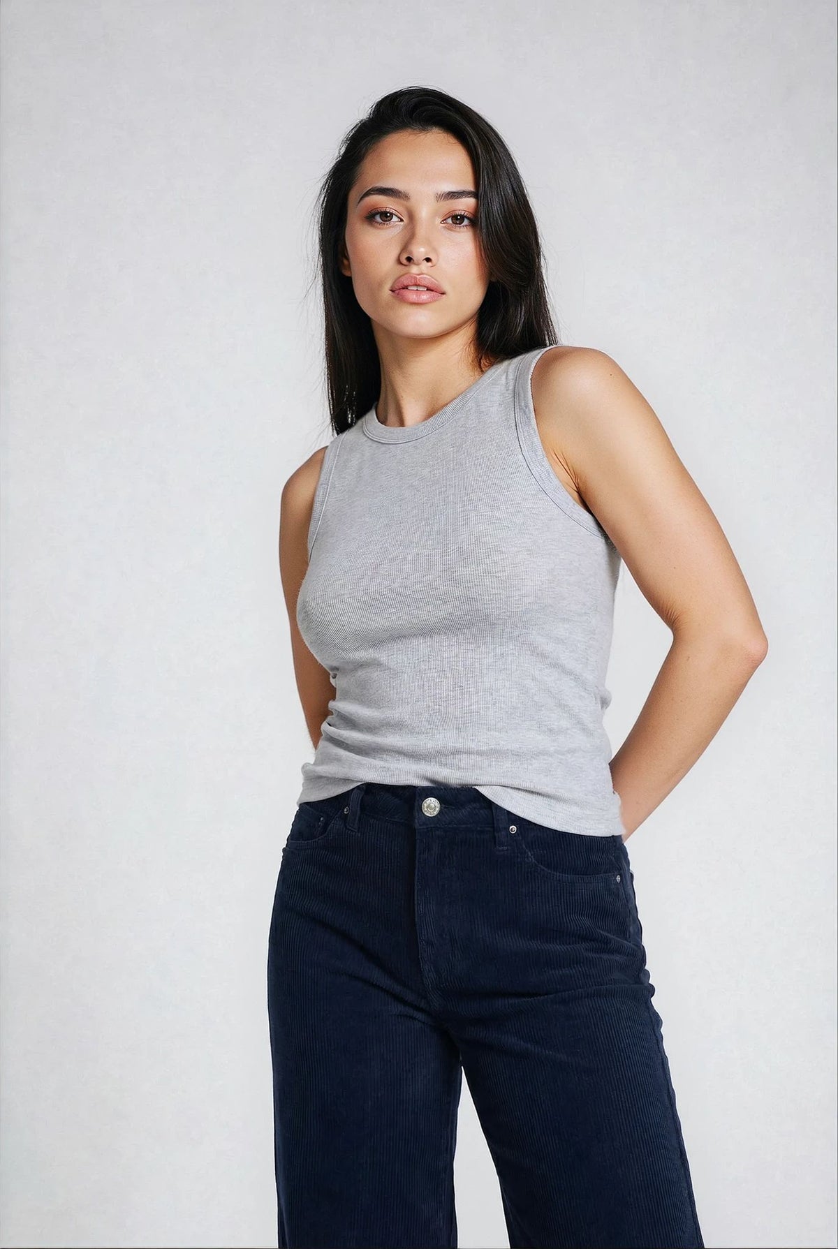 M JEANS Vega Flare 11W Corduroy Jeans CORD/FLØJL 530 ROYALE BLUE