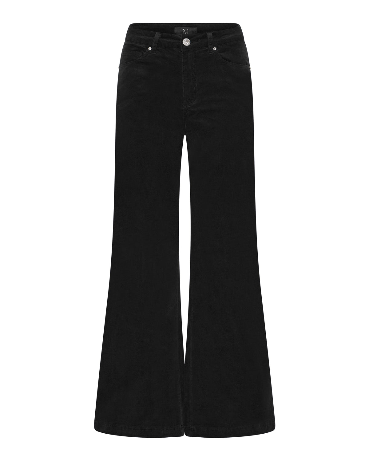 M JEANS Vega Flare Baby Corduroy Jeans CORD/FLØJL 80 BLACK