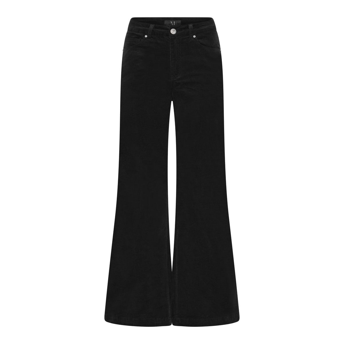 M JEANS Vega Flare Baby Corduroy Jeans CORD/FLØJL 80 BLACK