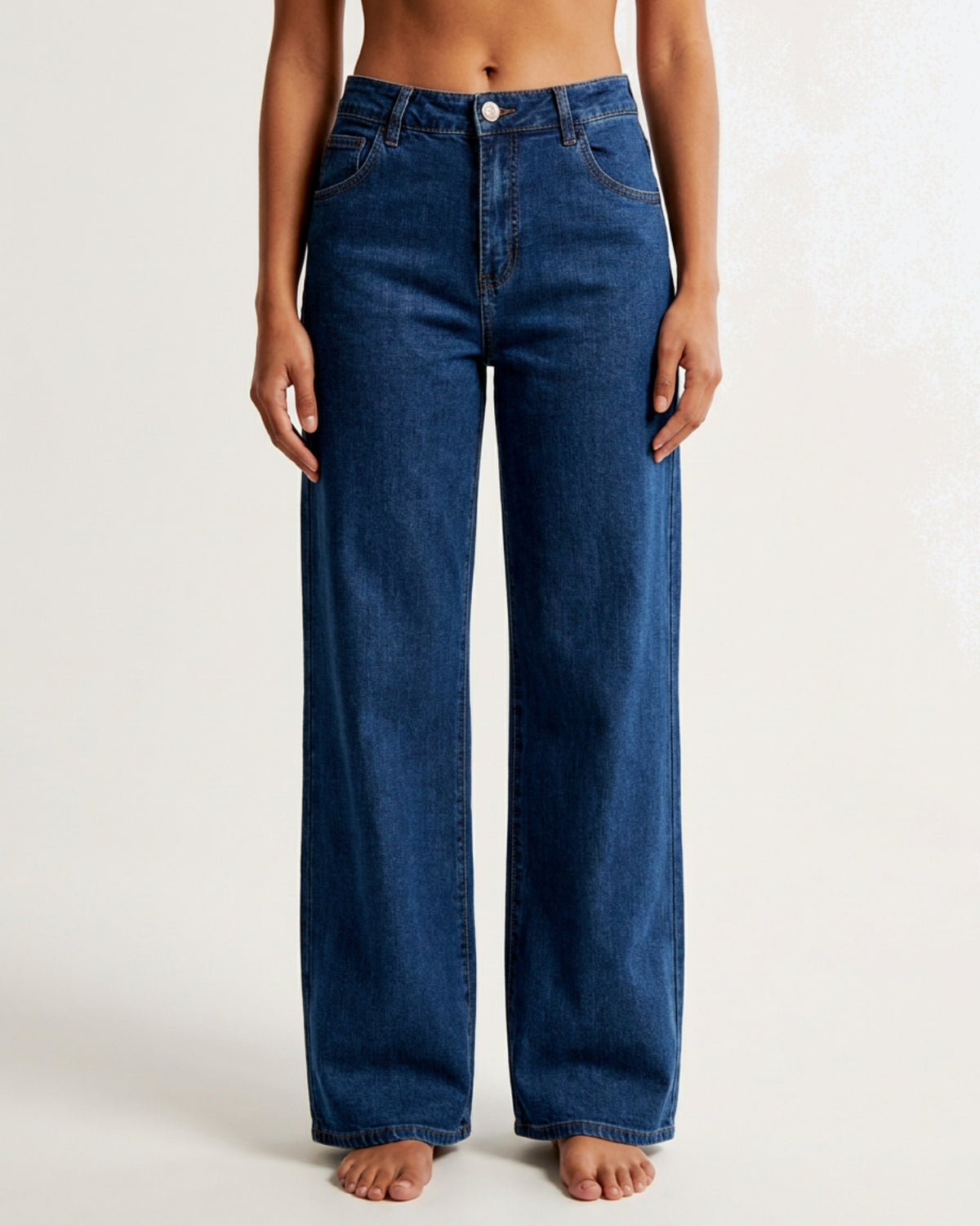 MARC LAUGE Vega Flare Denim Jeans DENIM/TWILL 939699 CLASSIC BLUE USED