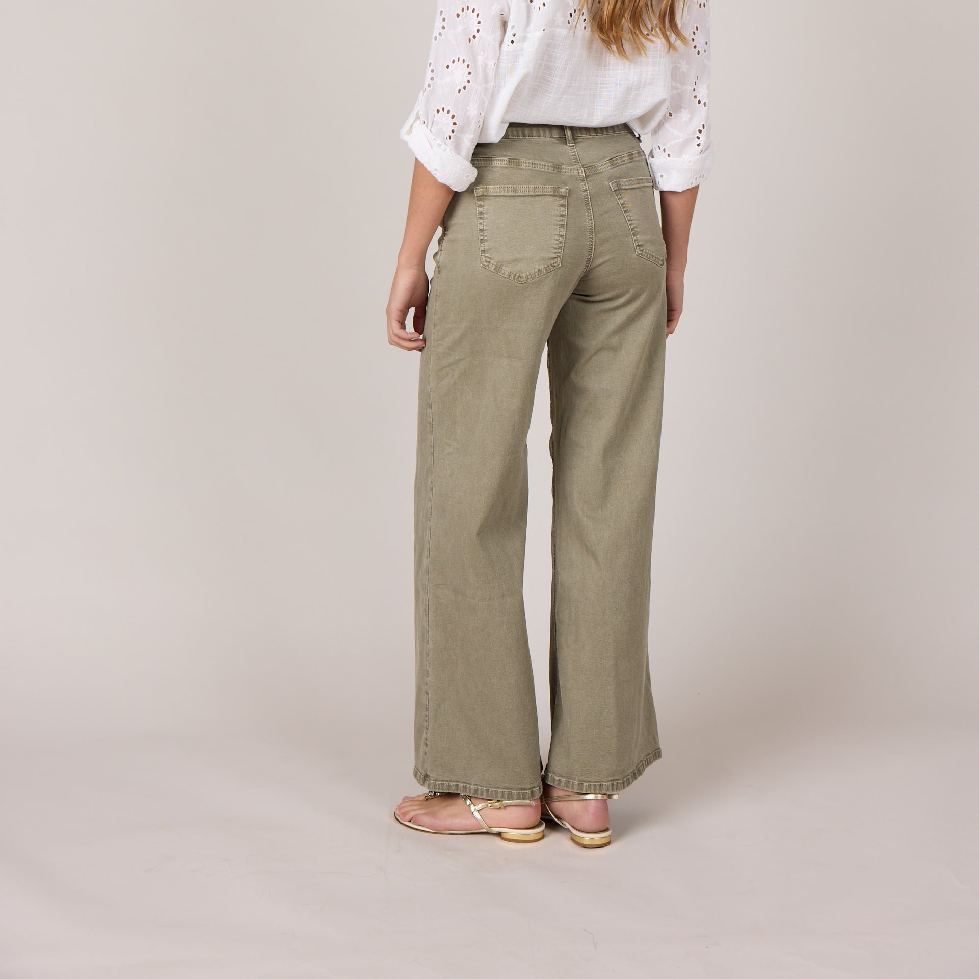 M JEANS Vega Flare Twill Jeans DENIM/TWILL 645 SALVIE