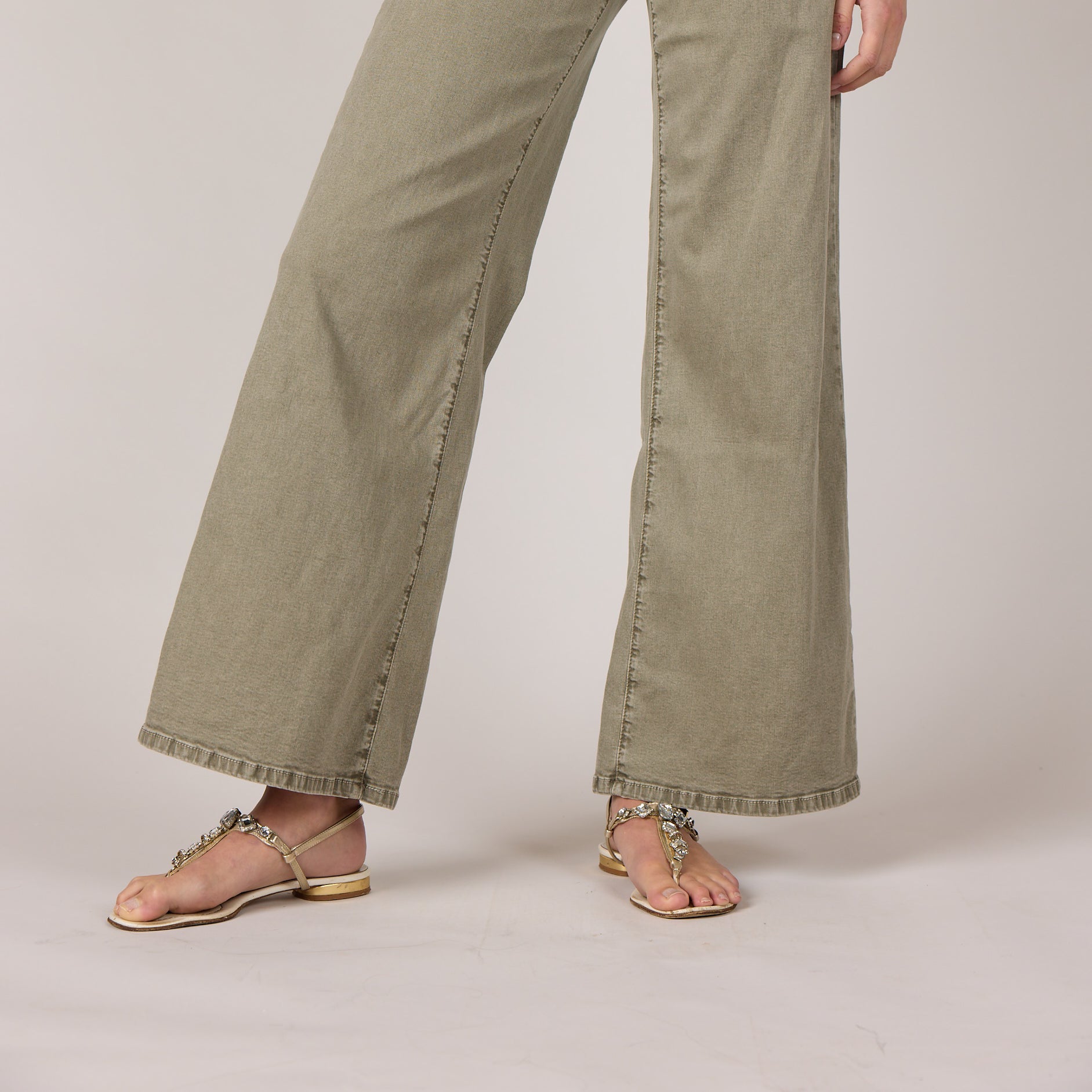 M JEANS Vega Flare Twill Jeans DENIM/TWILL 645 SALVIE