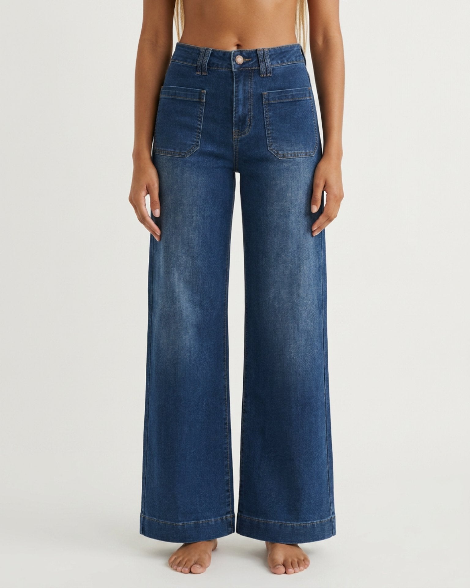 M JEANS Vega Wide Leg Jeans | M Jeans DENIM/TWILL