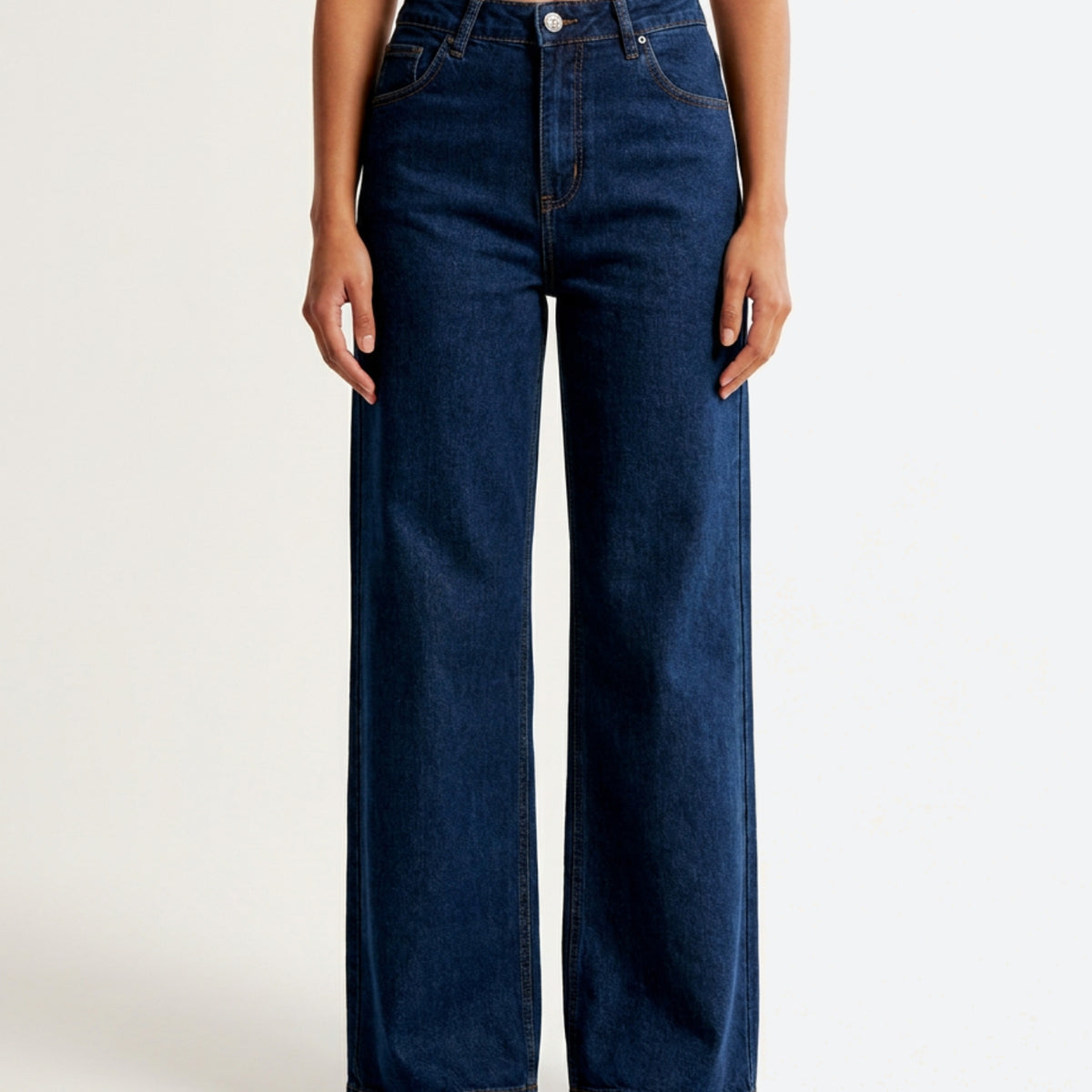 M JEANS Vega Wide Leg Jeans | M Jeans DENIM/TWILL 96 DARK BLUE DENIM