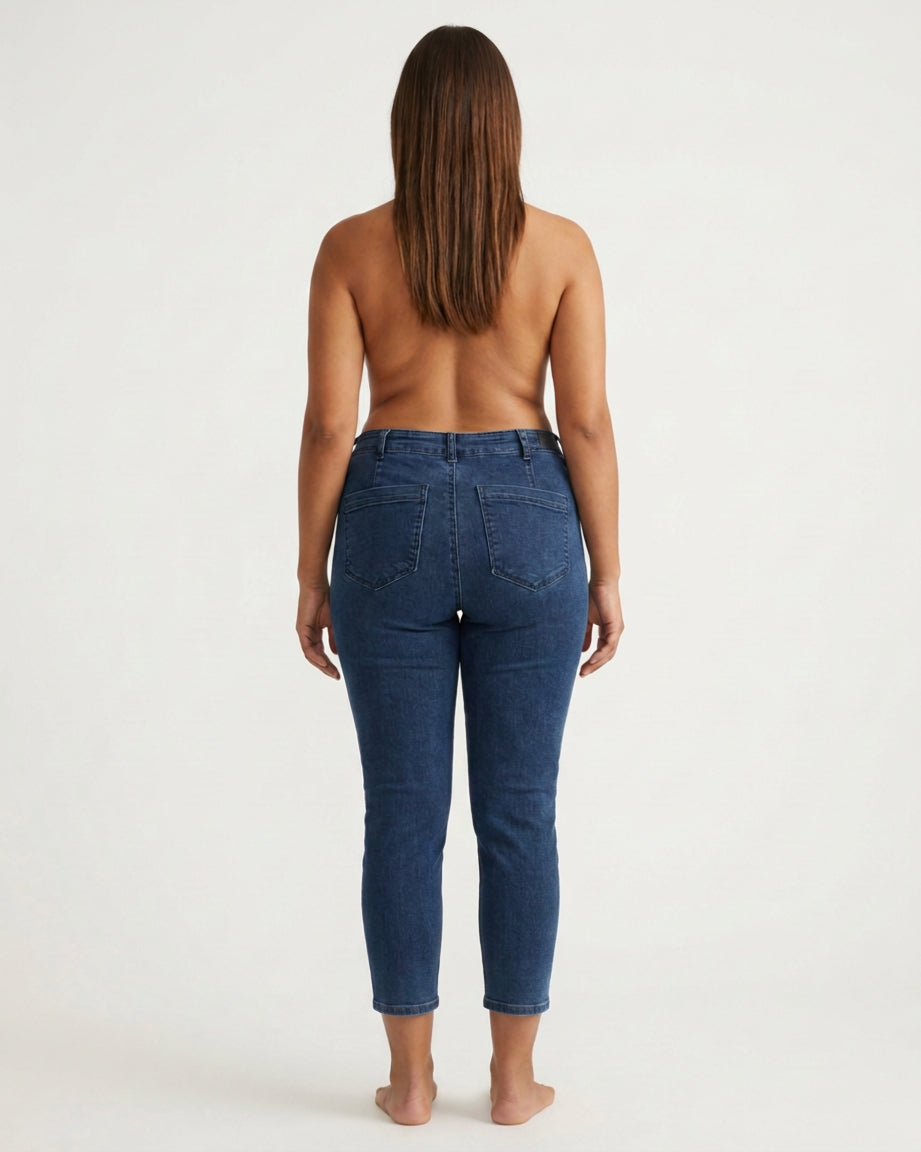 MARC LAUGE Viva Slim Fit Jeans DENIM/TWILL 96 DARK BLUE DENIM