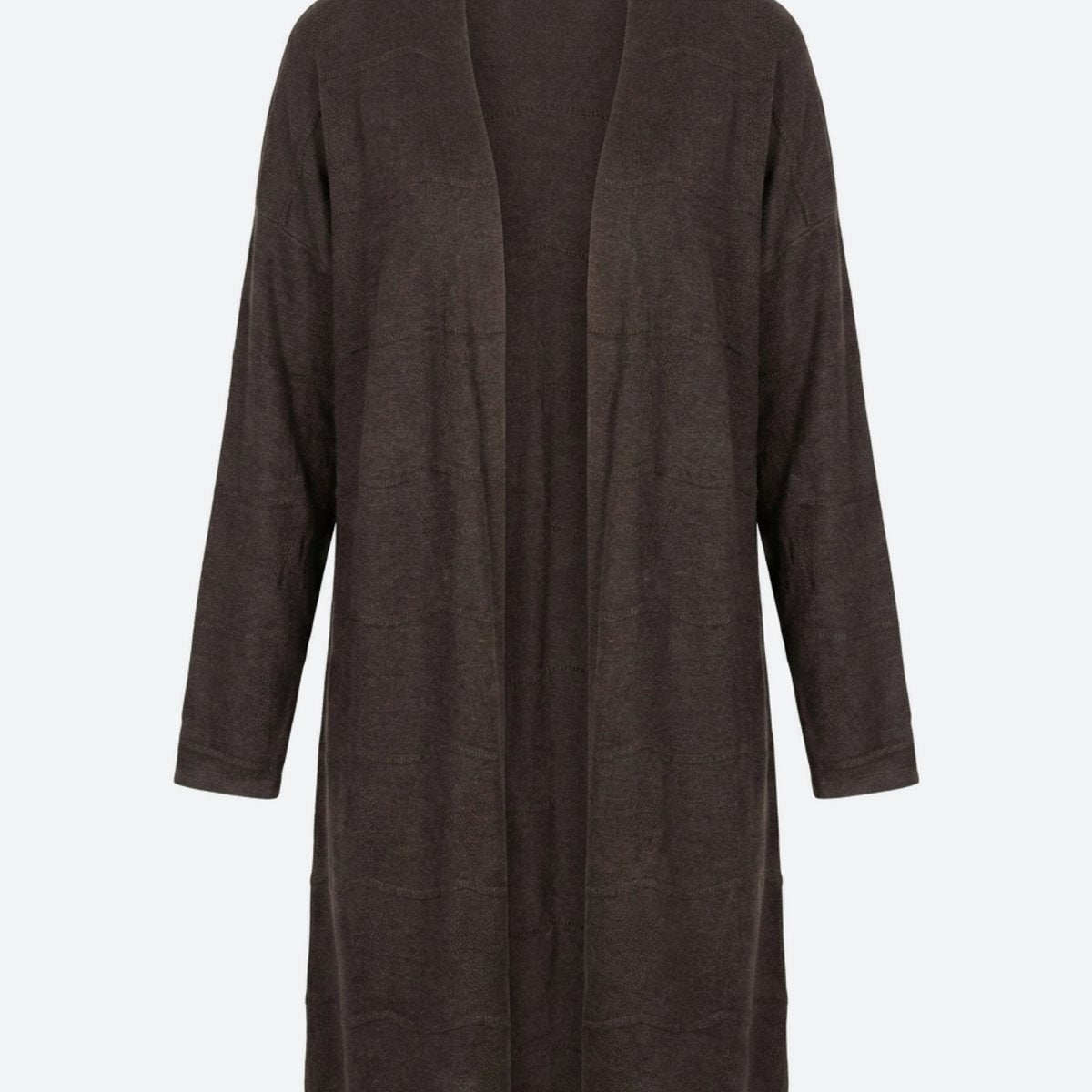 MOONDUST WAVE CARDIGAN KNITWEAR 129 CHOCOLATE