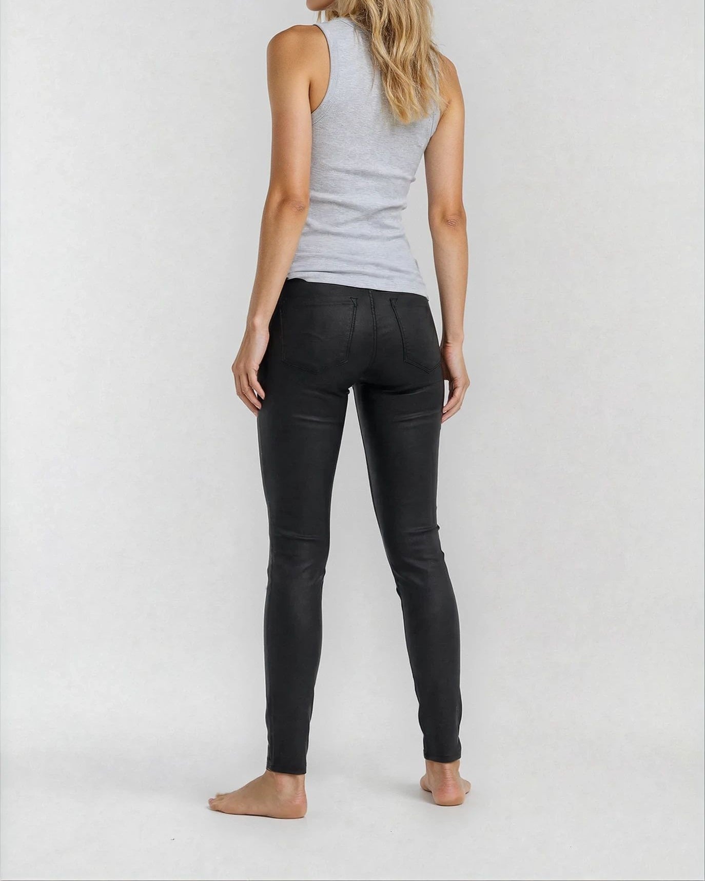 MAPP Wonder Push-Up Coated Jeans COATED 8099 BLACK COATED