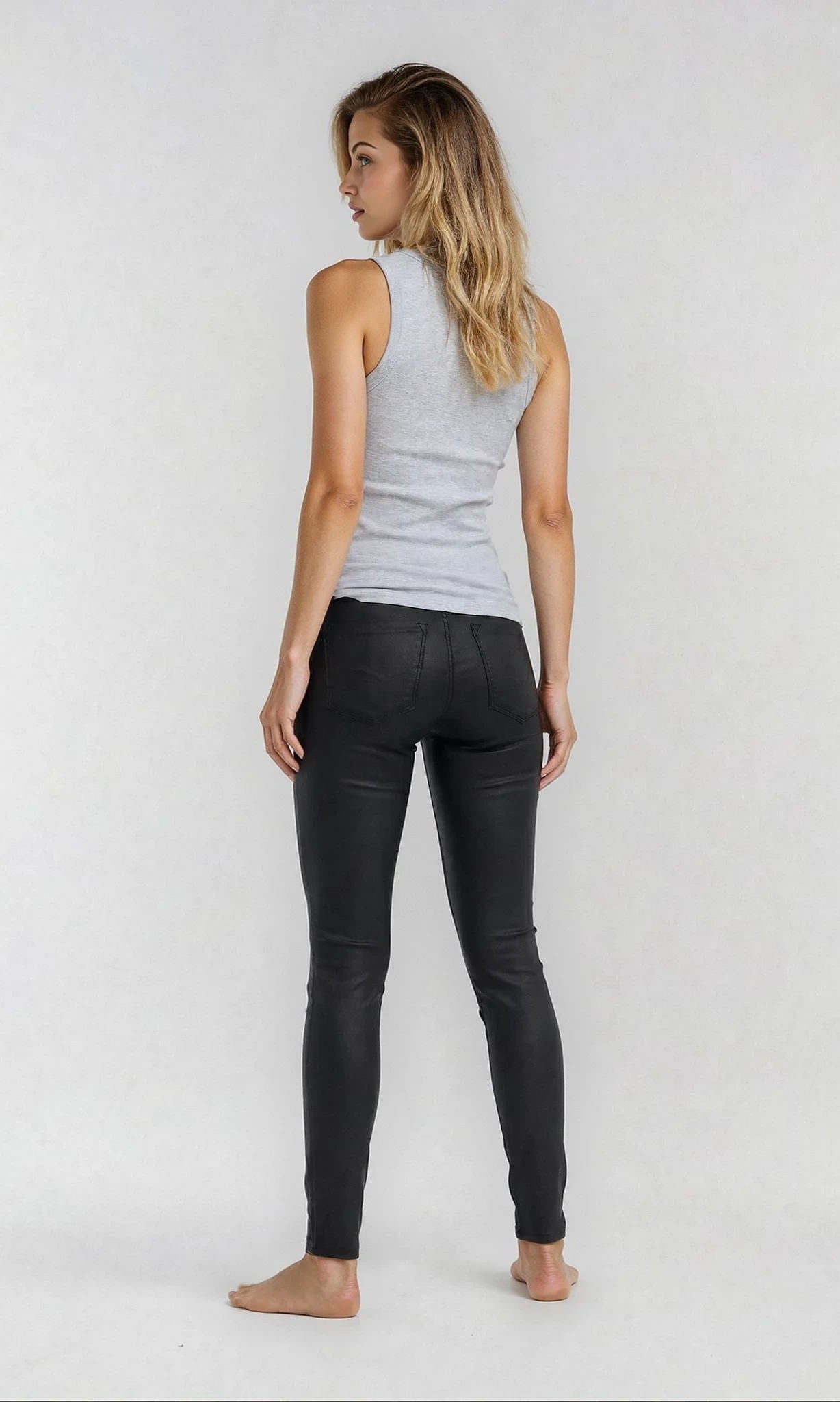 MAPP WONDER PUSH-UP COATED JEANS COATED 8099 BLACK COATED