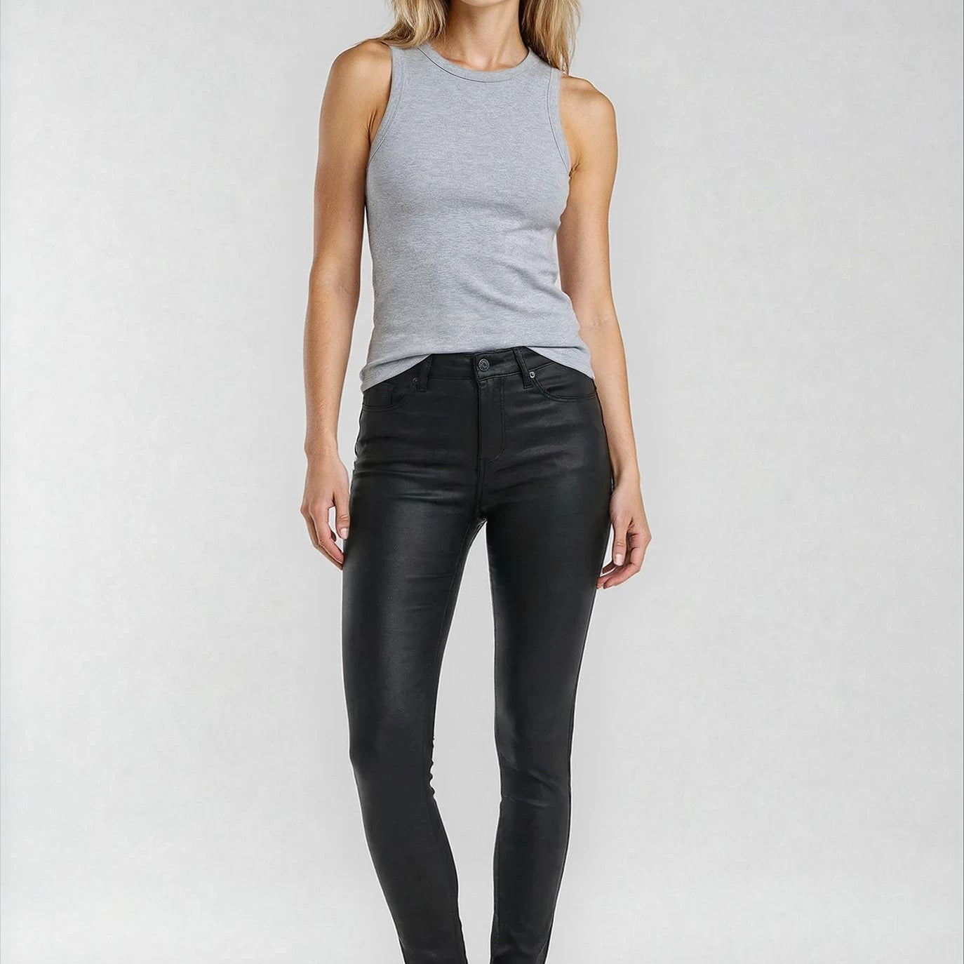 MAPP WONDER PUSH-UP COATED JEANS COATED 8099 BLACK COATED