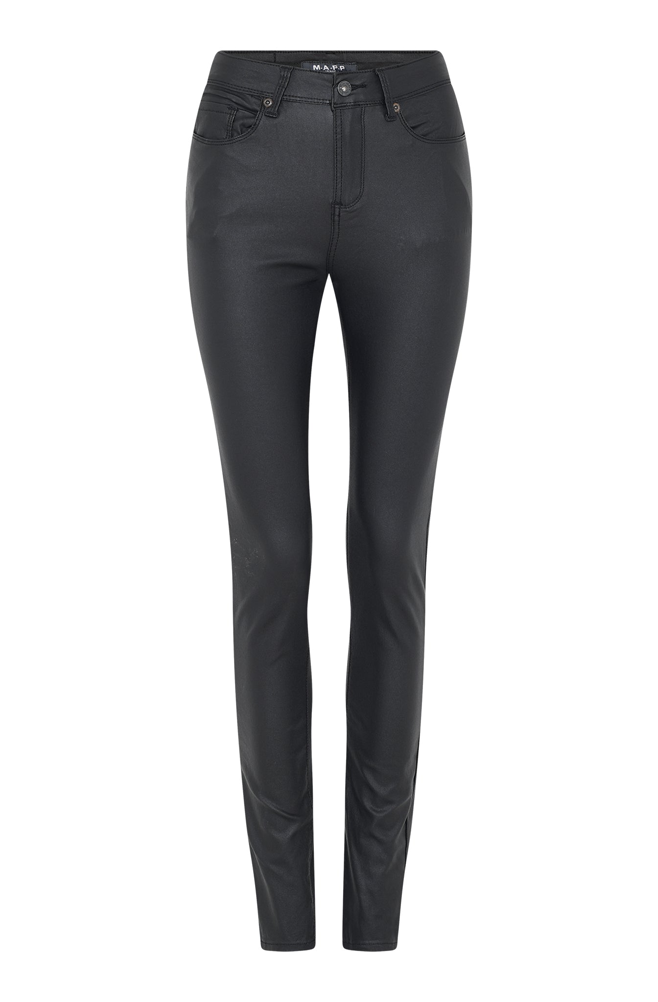 MAPP Wonder Push-Up Coated Jeans COATED 8099 BLACK COATED