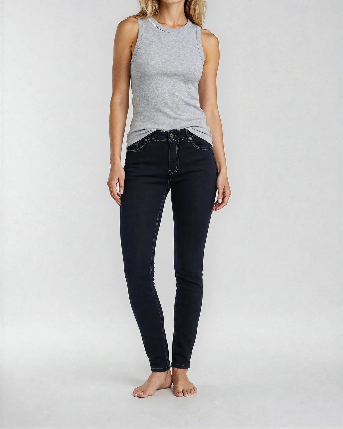 M JEANS Wonder Push-Up Jeans DENIM/TWILL 98 DARK BLUE