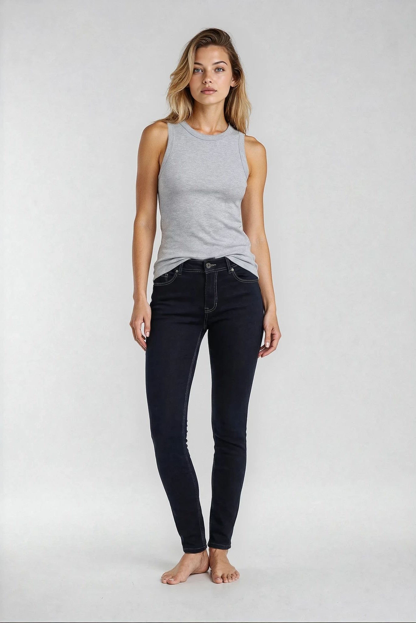 M JEANS WONDER PUSH-UP DENIM JEANS DENIM/TWILL 98 DARK BLUE