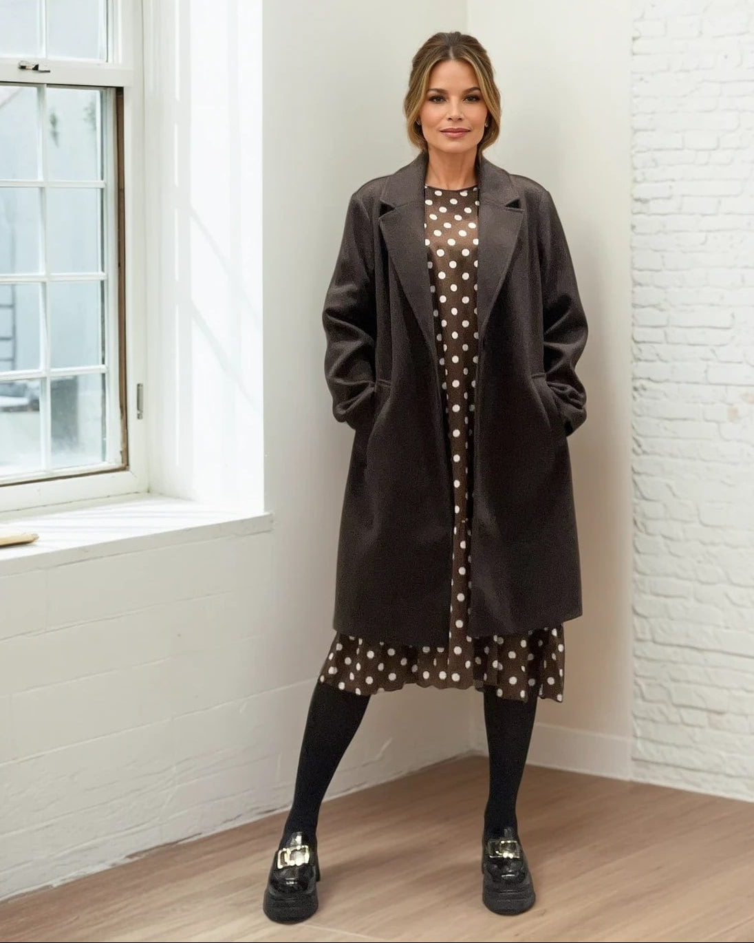 MARC LAUGE WOOL COAT OUTERWEAR 129 CHOCOLATE