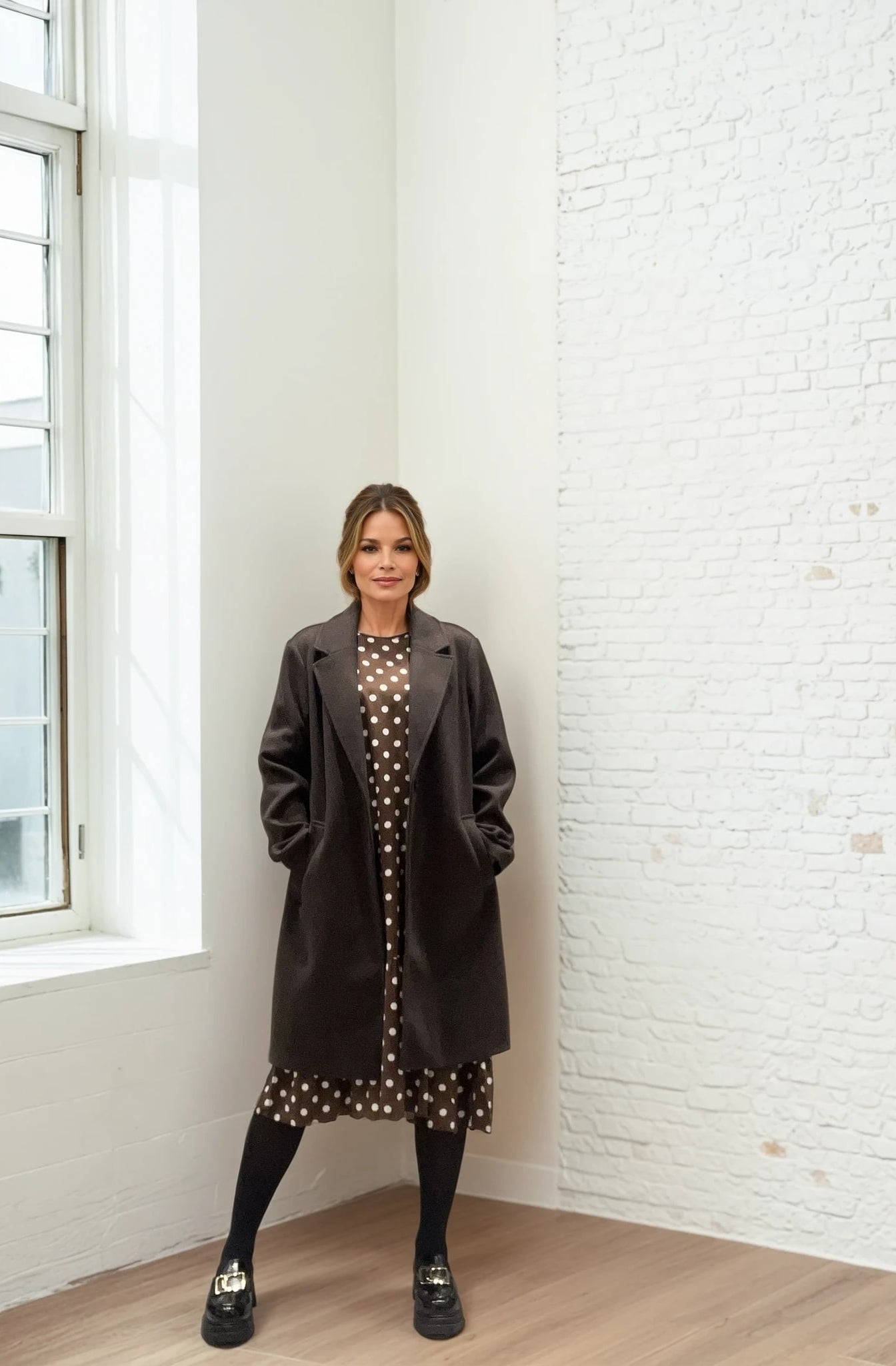 MARC LAUGE WOOL COAT OUTERWEAR 129 CHOCOLATE