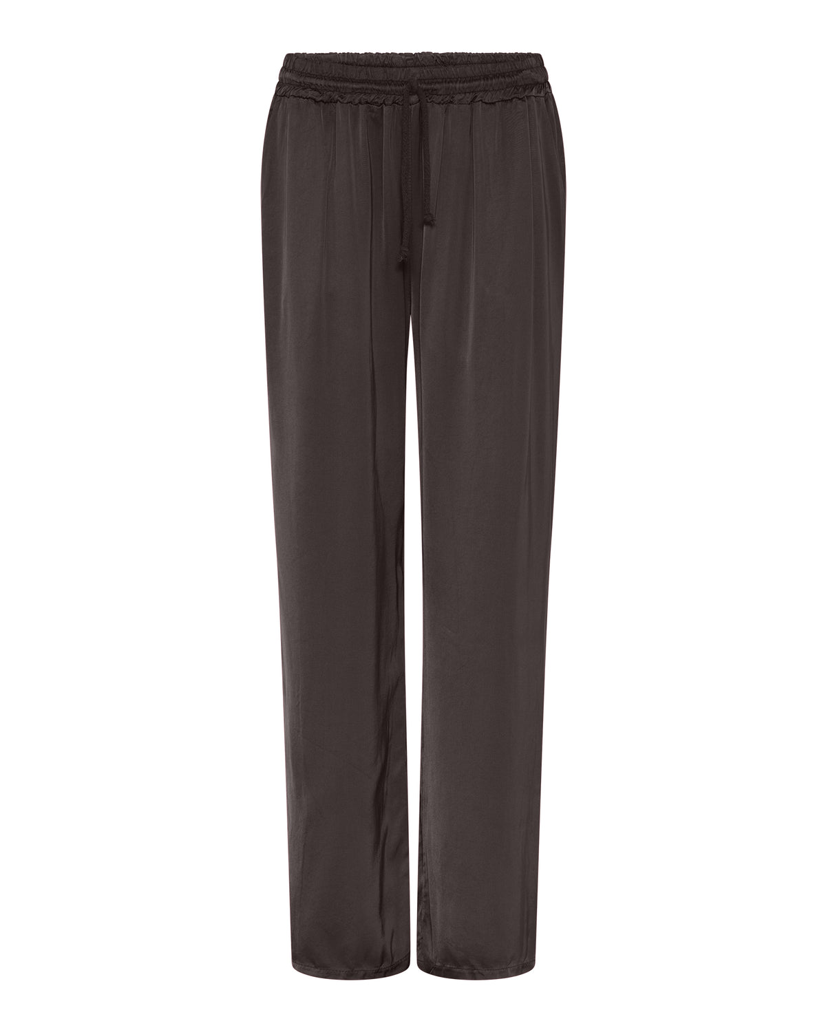 M JEANS Wide Satin Pant PANTS 129 CHOCOLATE