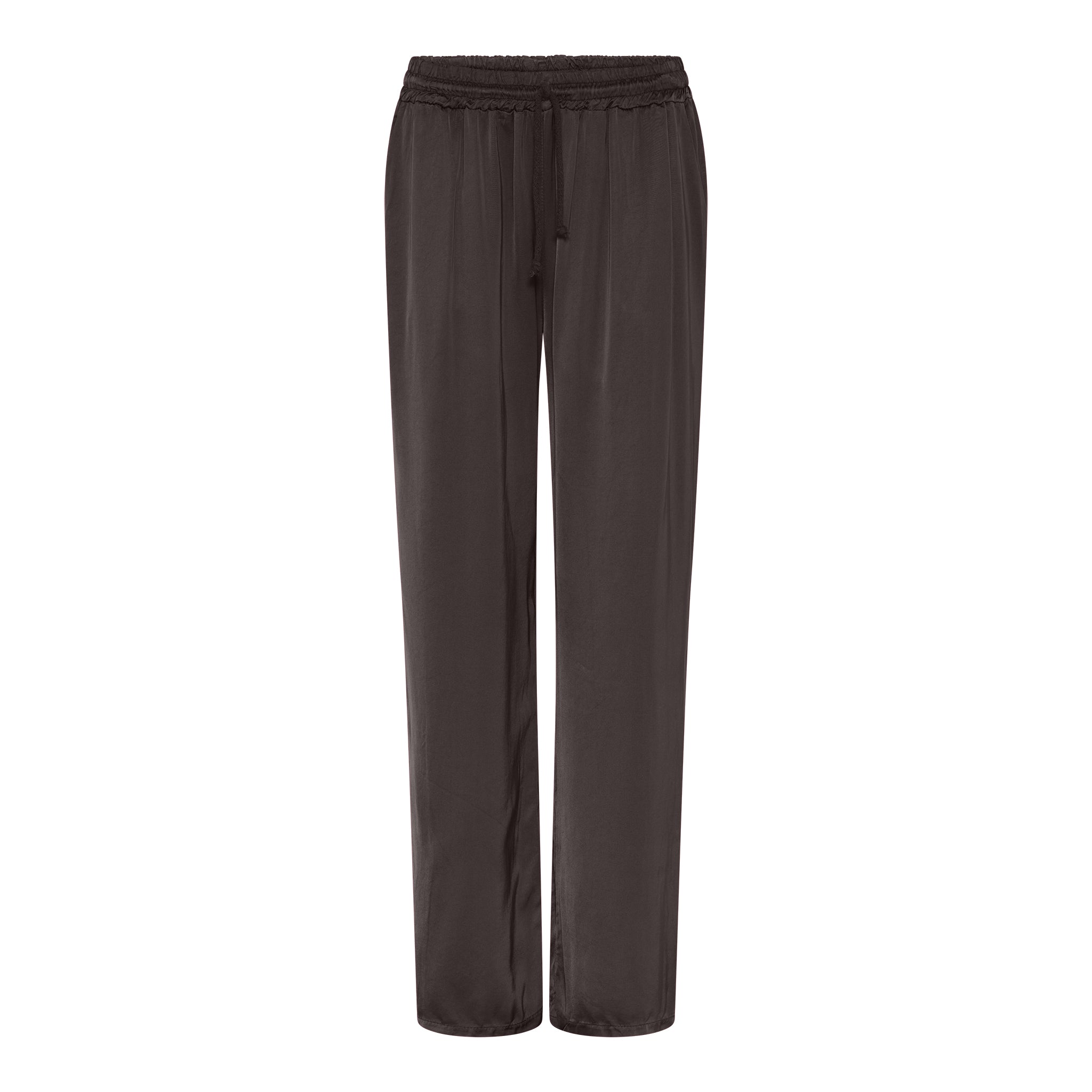 M JEANS Wide Satin Pant PANTS 129 CHOCOLATE