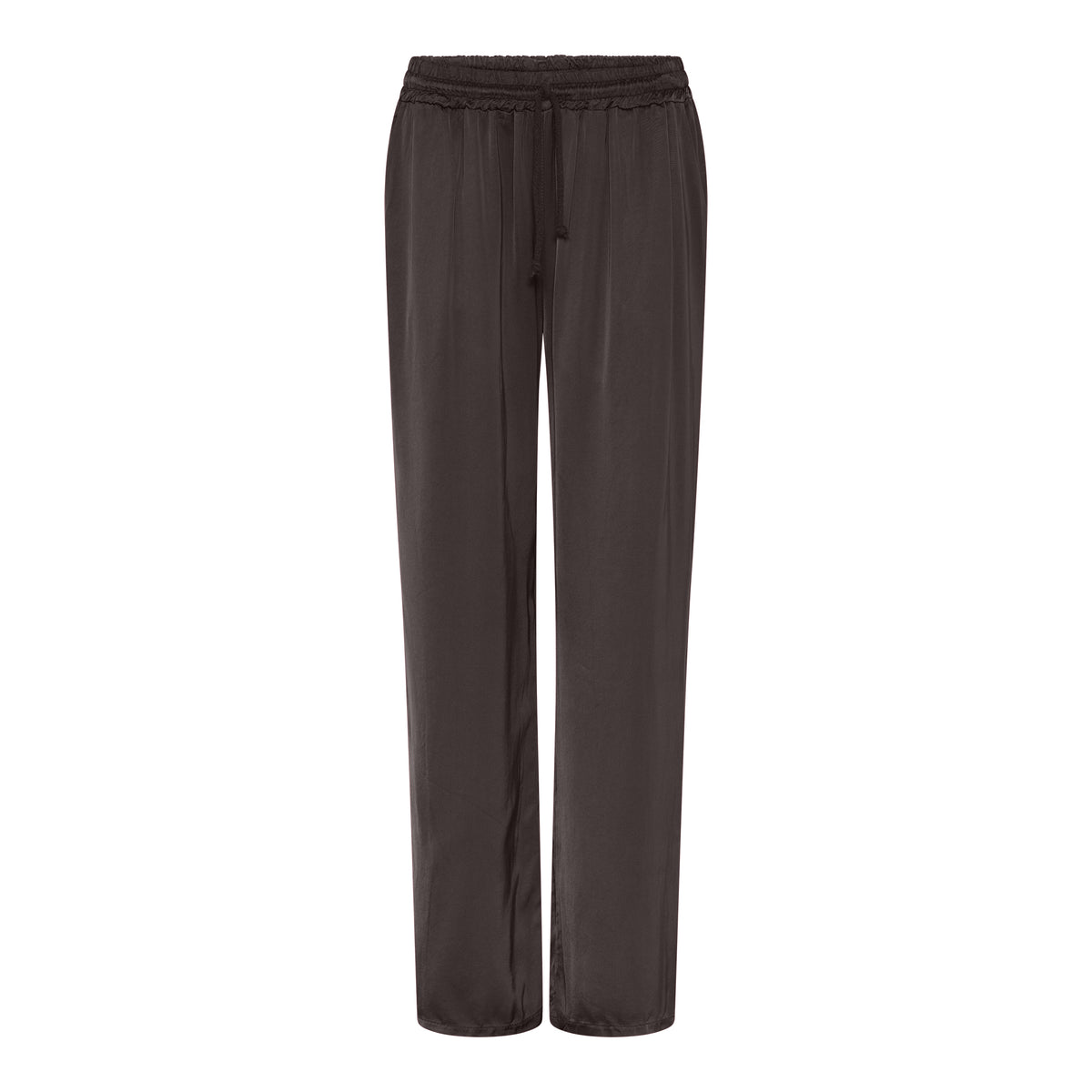 M JEANS Wide Satin Pant PANTS 129 CHOCOLATE