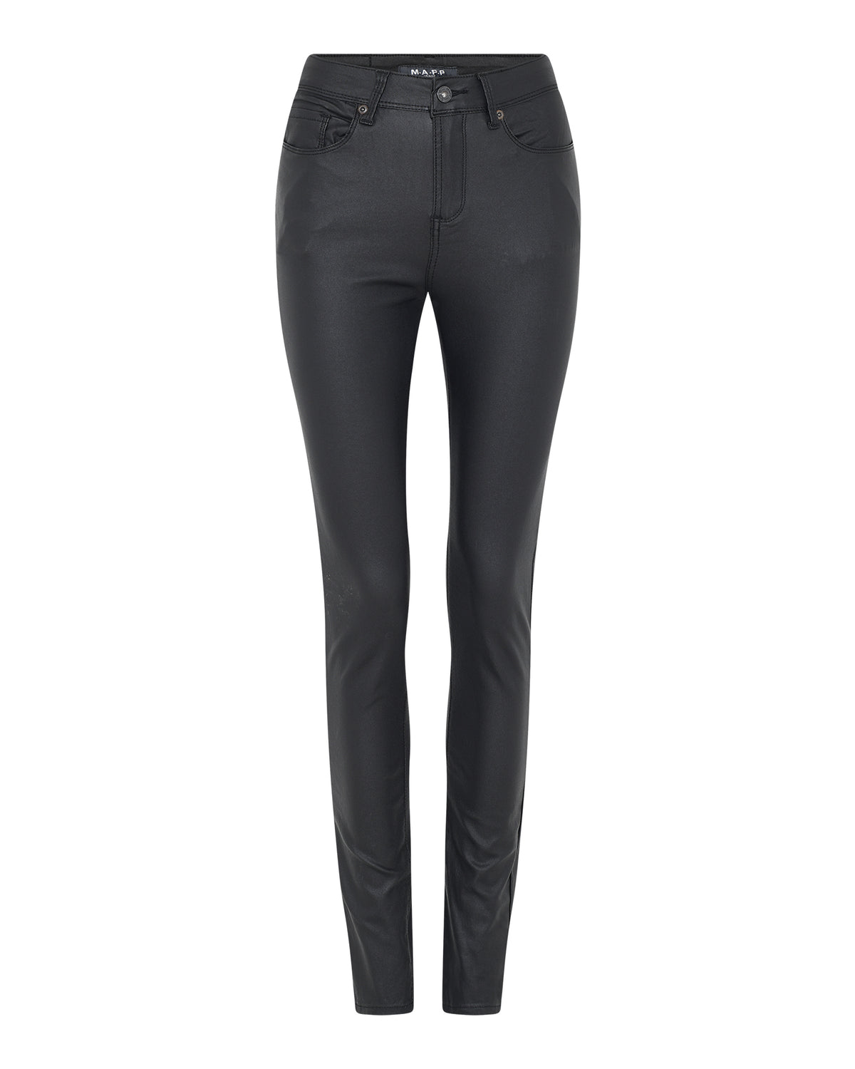 MAPP Wonder Push-up Slim Fit Jeans | Mapp COATED 8099 BLACK COATED