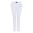 MARC LAUGE ALBERTA PANT TWILL DENIM/TWILL 10 WHITE