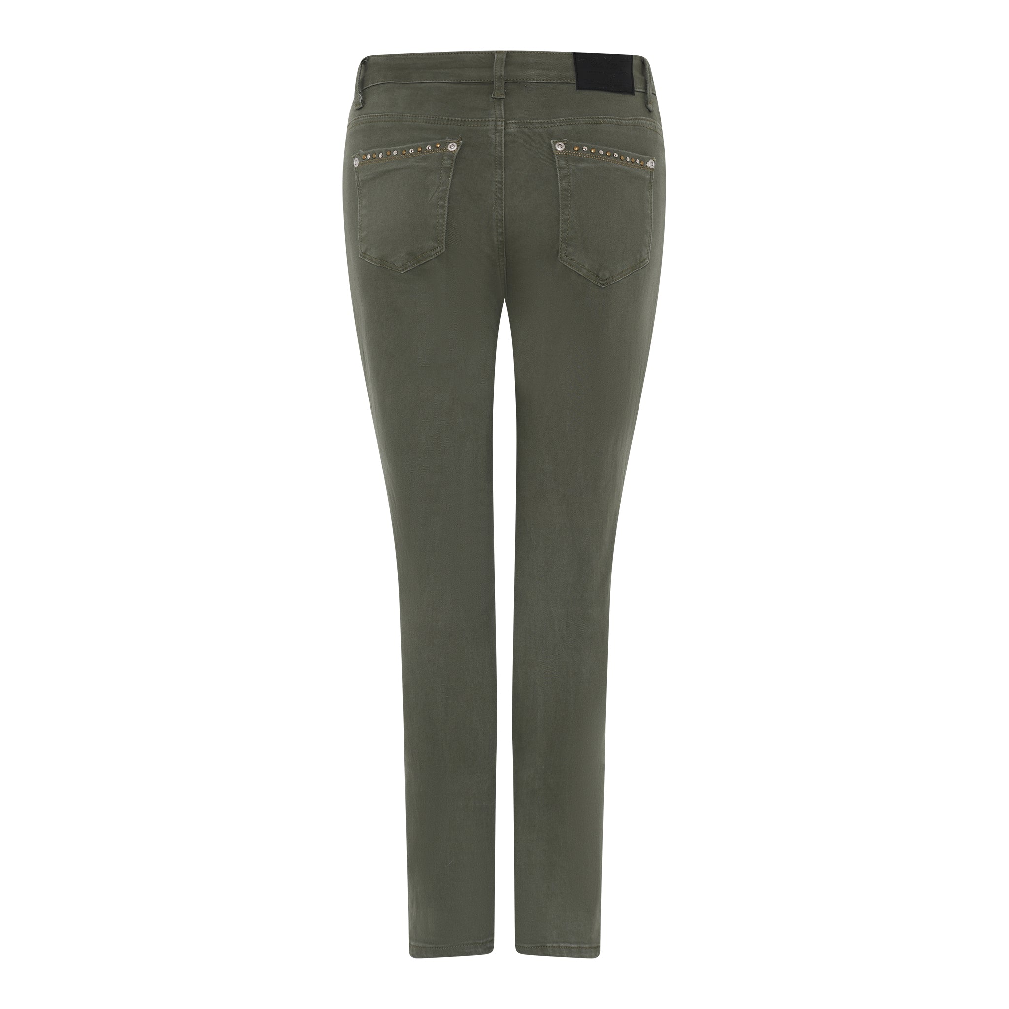 MARC LAUGE ALBERTA PANT TWILL DENIM/TWILL 546 BOTTLE GREEN