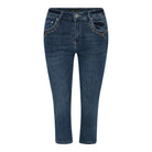 MARC LAUGE ALBERTA PIRAT DENIM PANTS 3/4 969699 DARK BLUE USED