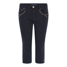 MARC LAUGE ALBERTA PIRAT TWILL JEANS PANTS 3/4 104 NAVY