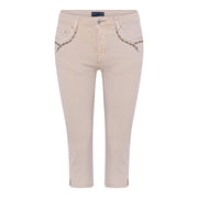 MARC LAUGE ALBERTA TWILL PIRAT PANTS 3/4 27 SAND