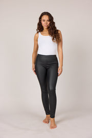 DNYcph ALEIA COATED LEGGINGS LEGGINGS 8099 BLACK COATED