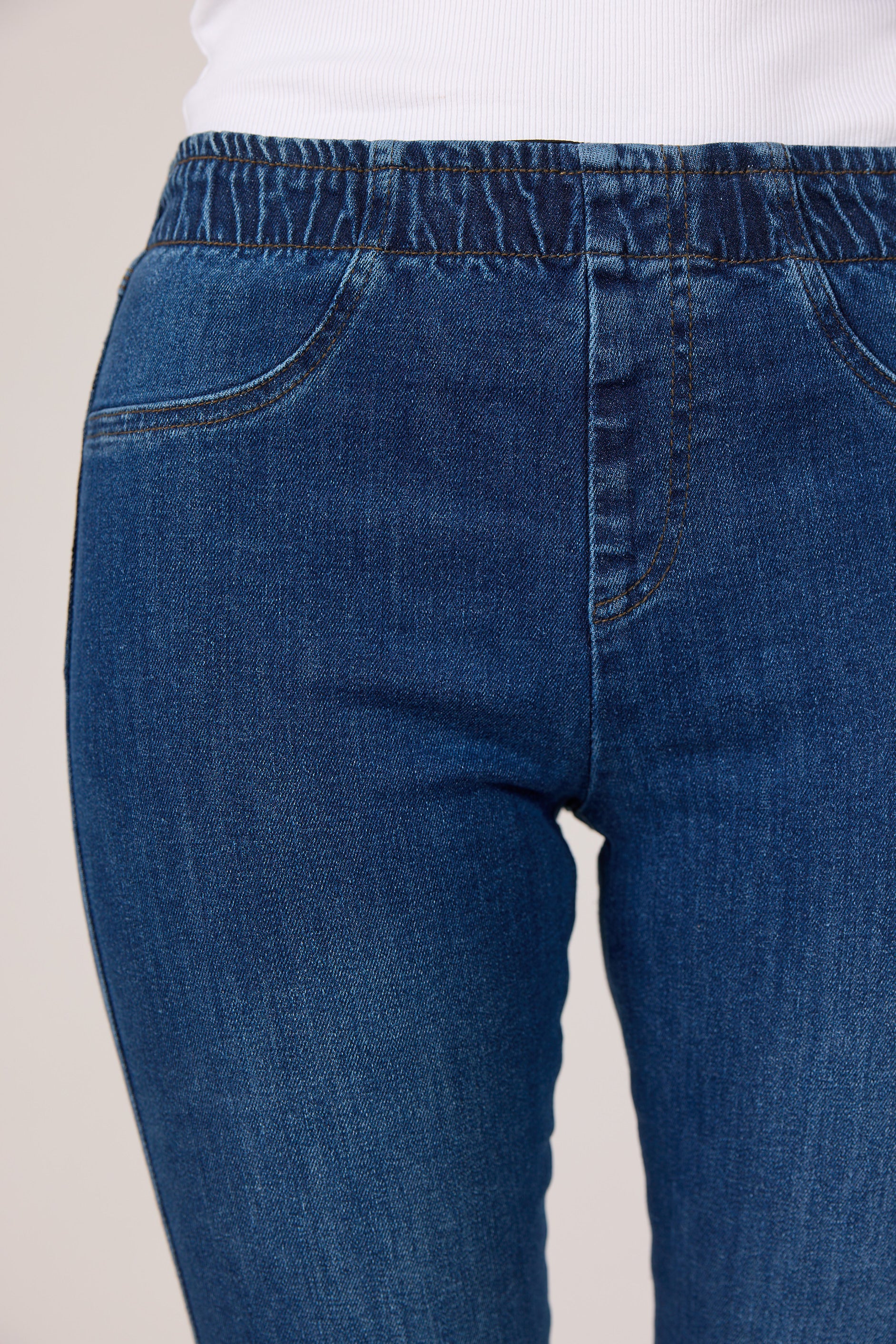 MARC LAUGE ALEIA DENIM LEGGINGS LEGGINGS 9396 DENIM USED