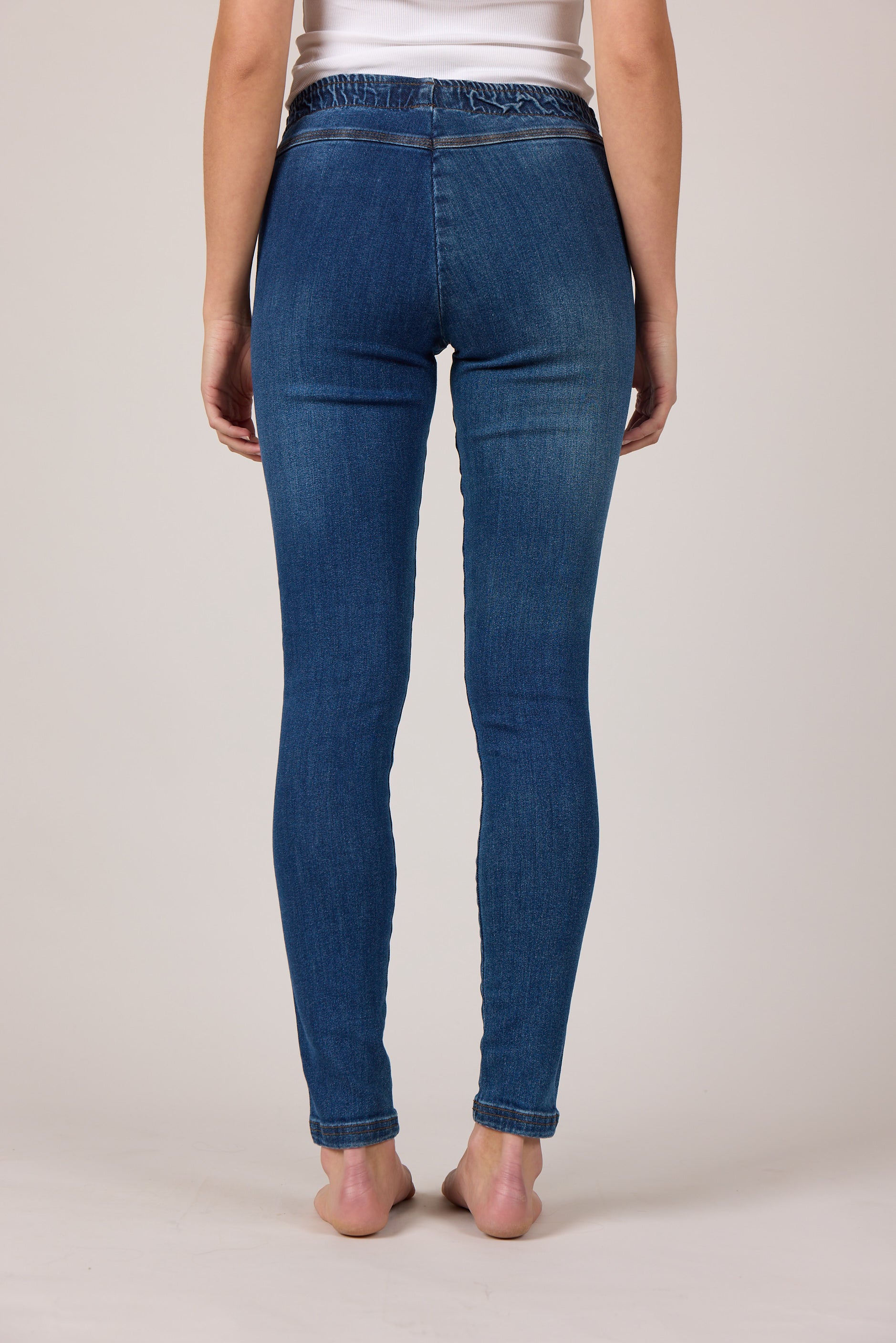 MARC LAUGE ALEIA DENIM LEGGINGS LEGGINGS 9396 DENIM USED