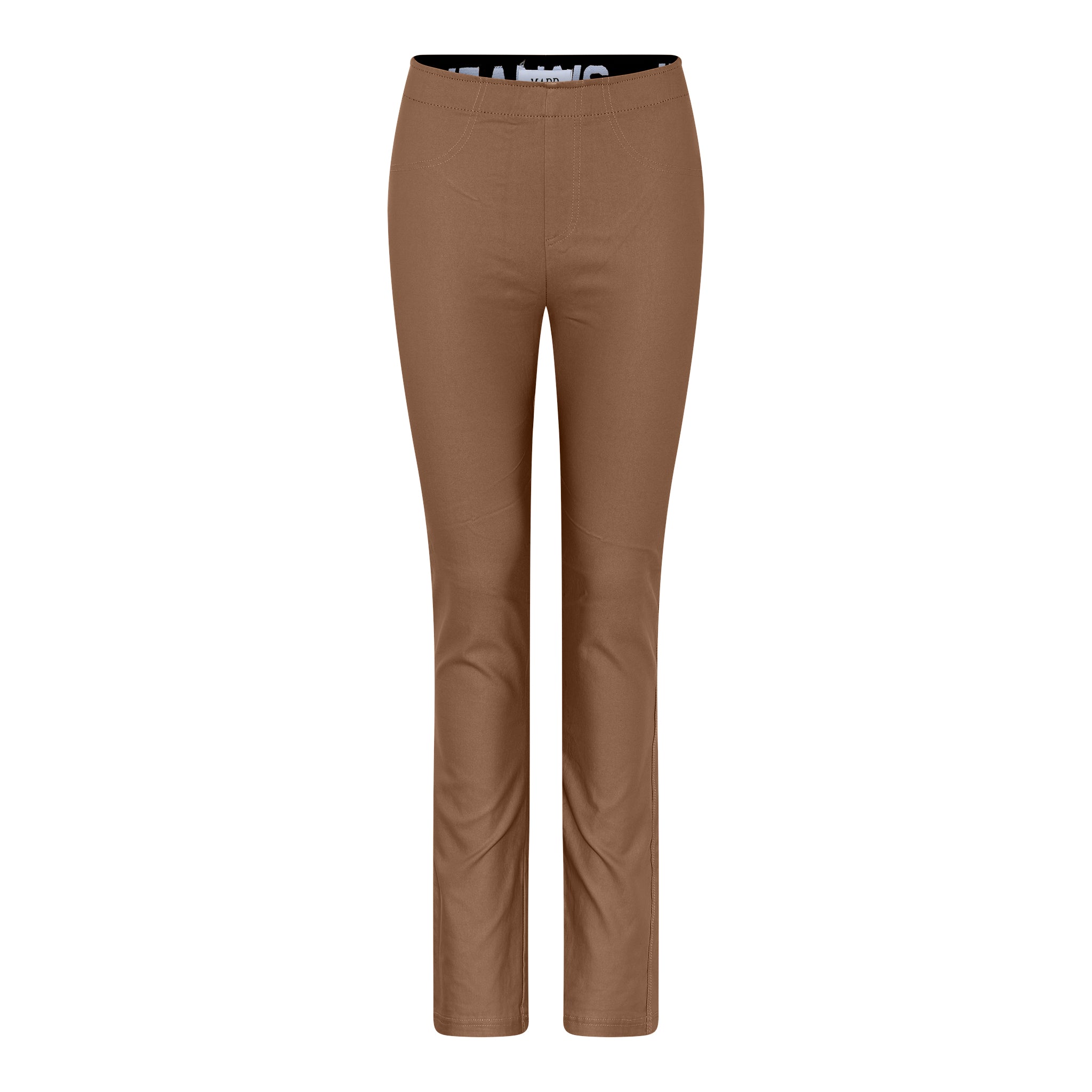 MAPP ALEIA LEGGINGS BOOTCUT COATED COATED 122 SOFT CAMEL