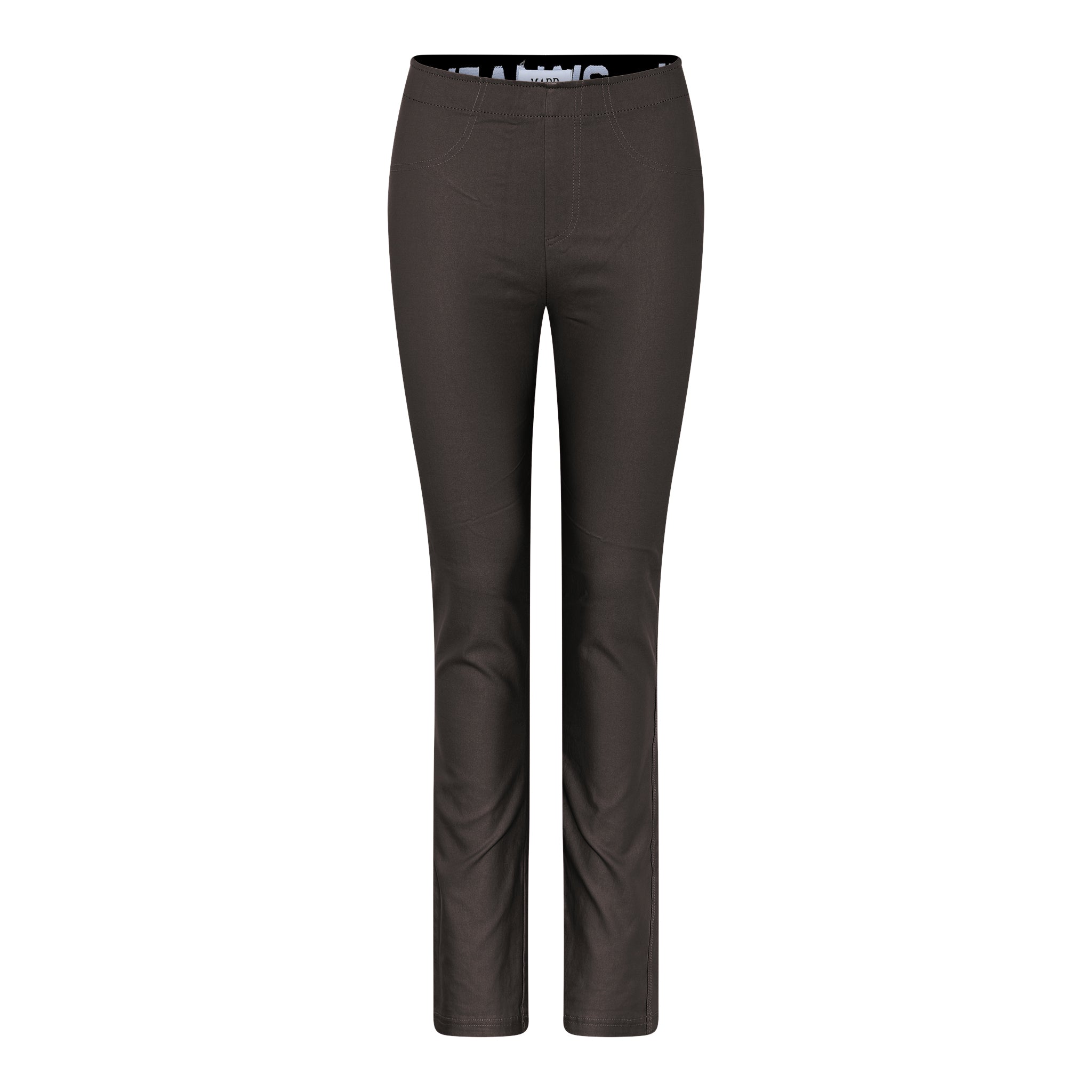 MAPP ALEIA LEGGINGS BOOTCUT COATED COATED 129 CHOCOLATE