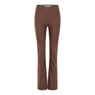 MAPP ALEIA LEGGINGS BOOTCUT COATED COATED 614 MOCHA