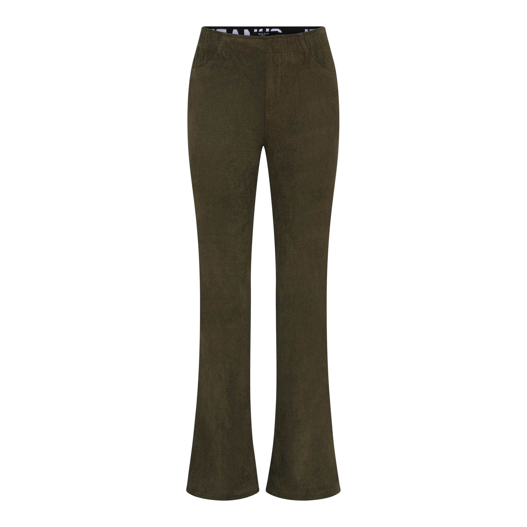 MAPP ALEIA LEGGINGS BOOTCUT SUEDE LEGGINGS 547 DEEP GREEN