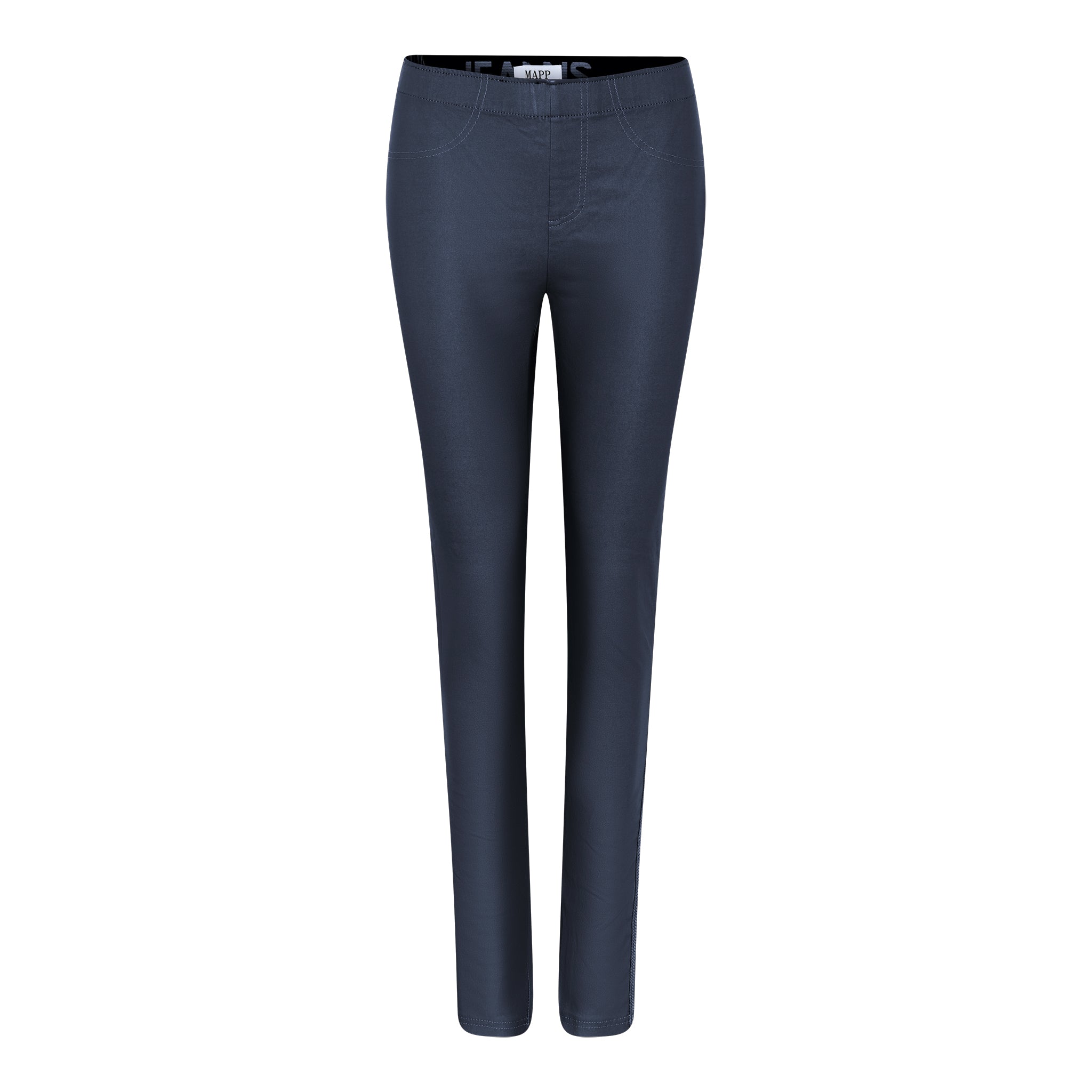 MAPP ALEIA COATED LEGGINGS LEGGINGS 108 JEANS BLUE