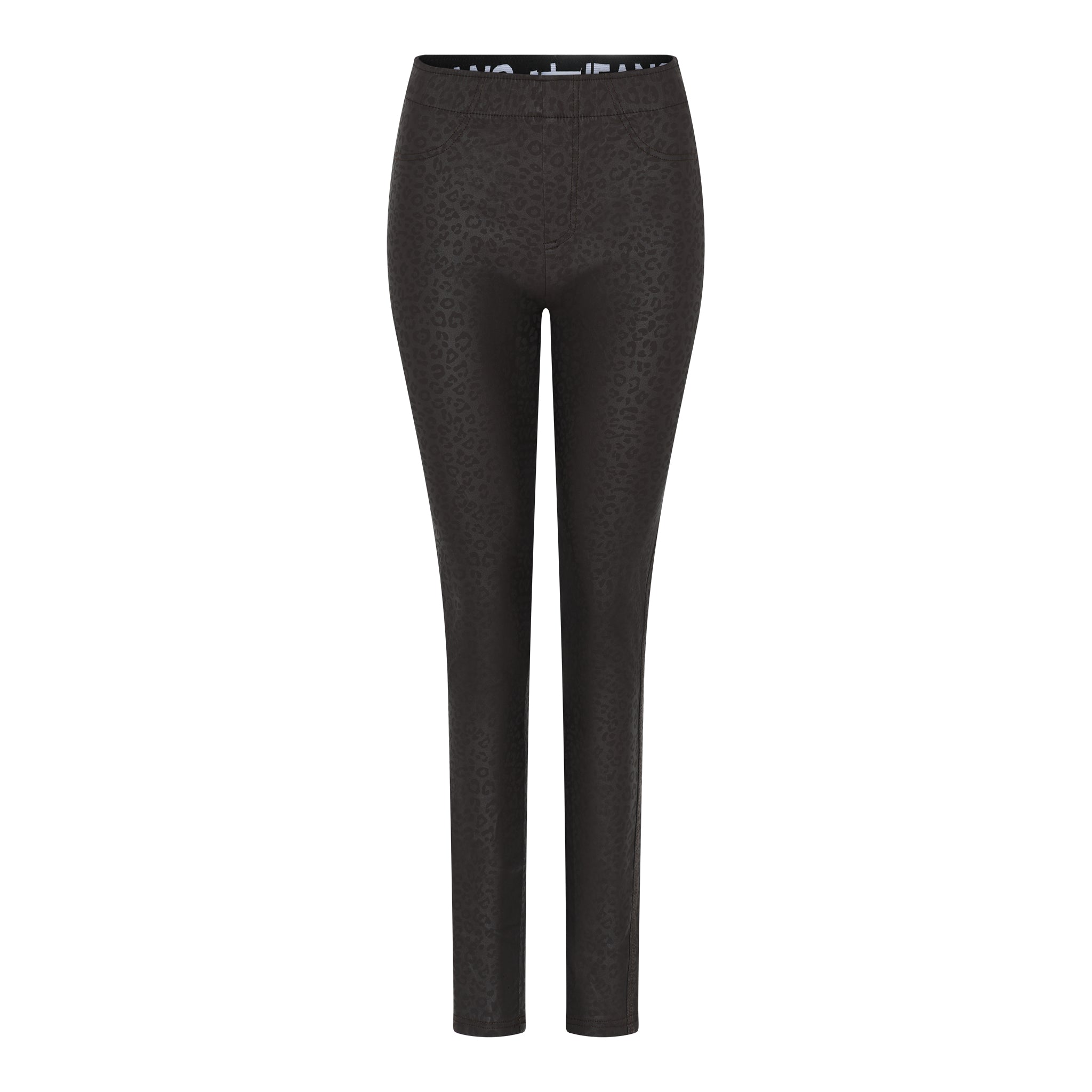 MAPP ALEIA LEGGINGS COATED LEO COATED 129 CHOCOLATE