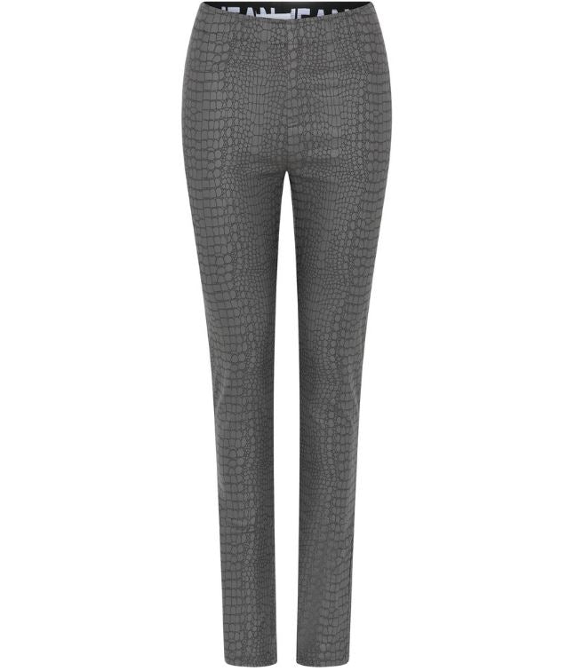 MAPP ALEIA LEGGINGS CROCO COATED COATED 161 RAVEN