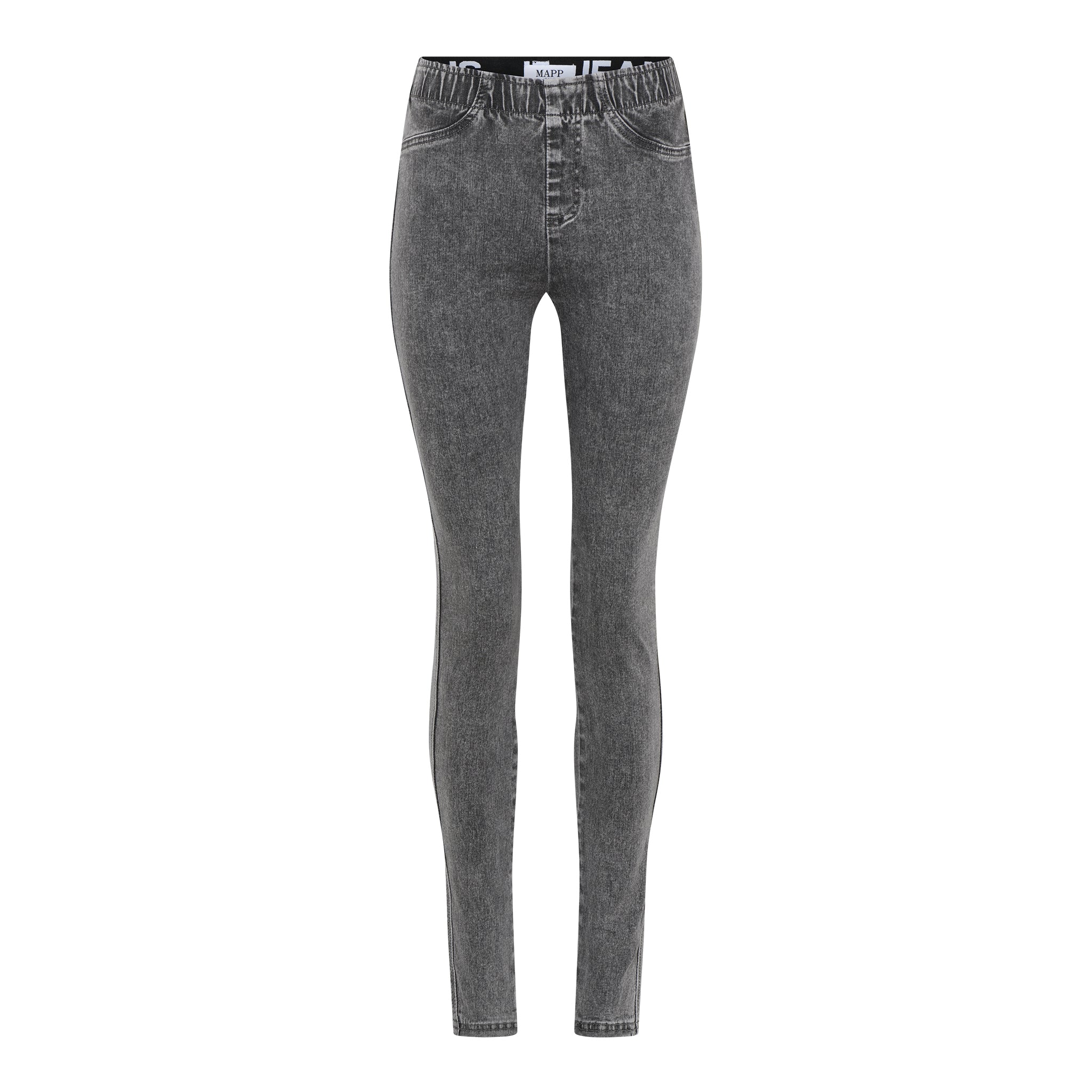 MAPP ALEIA DENIM LEGGINGS LEGGINGS 579699 GREY USED DENIM