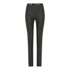 MARC LAUGE ALEIA SNAKE LEGGINGS COATED LEGGINGS 546 BOTTLE GREEN