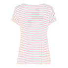 MARC LAUGE ALMA STRIPE BLOUSE BLOUSE/SHIRT 385 BRIGHT ROSE