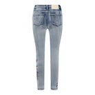 MAPP ANGEL EMB JEANS BOW FIT DENIM/TWILL 919699 BENNETON LIGHT BLUE