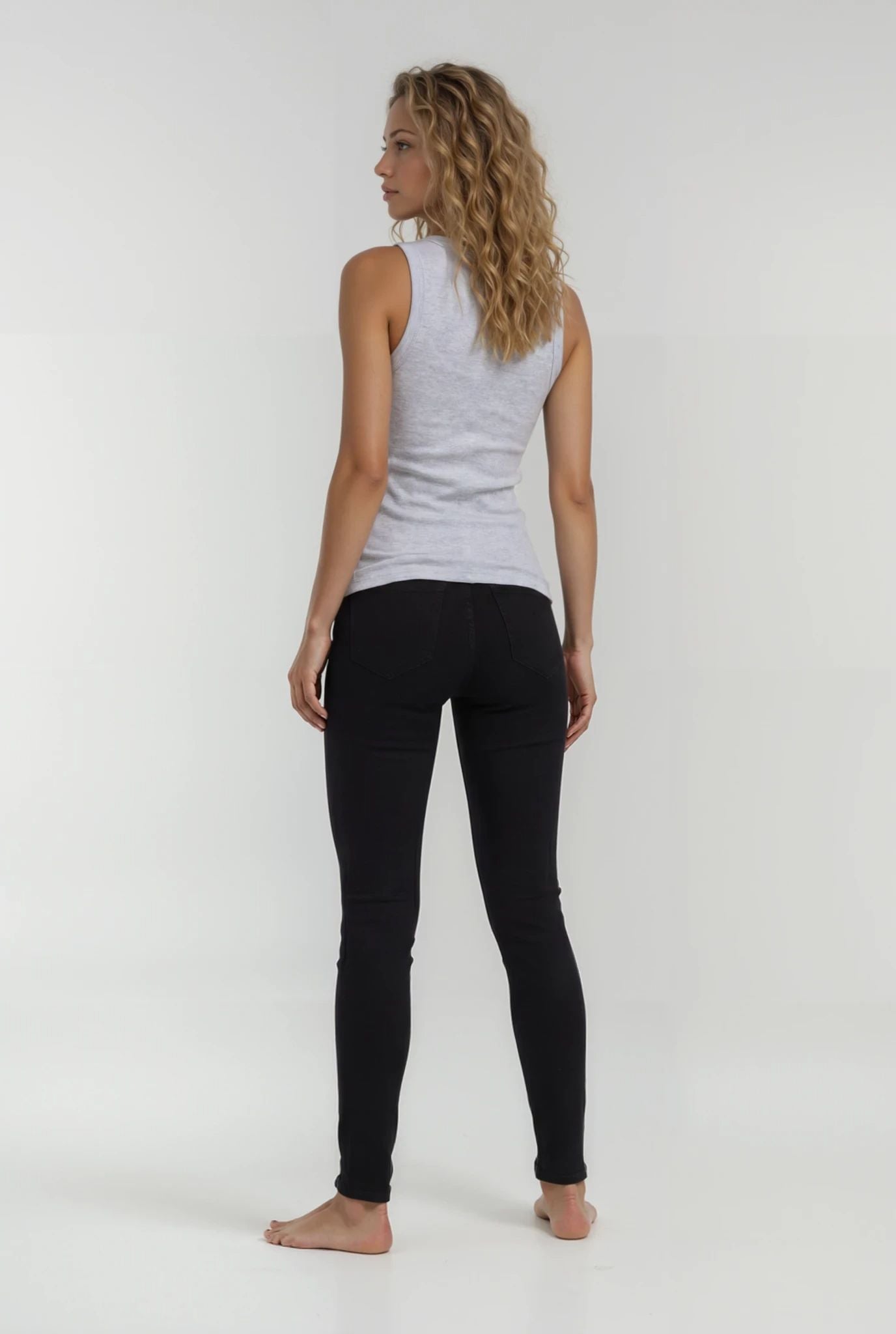 MAPP ANGEL JEANS BOW FIT DENIM DENIM/TWILL 81 BLACK DENIM