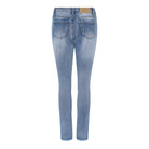 MAPP ANGEL JEANS BOW FIT DENIM RAW EDGE DENIM/TWILL 9196 LIGHT BLUE USED