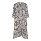 MAPP ANGIE LINEN DRESS LINEN 136 FANGO