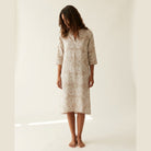 MAPP ANGIE LINEN DRESS LINEN 27 SAND