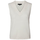 MARC LAUGE AUGUST VEST BASIC KNITWEAR 20 OFF WHITE