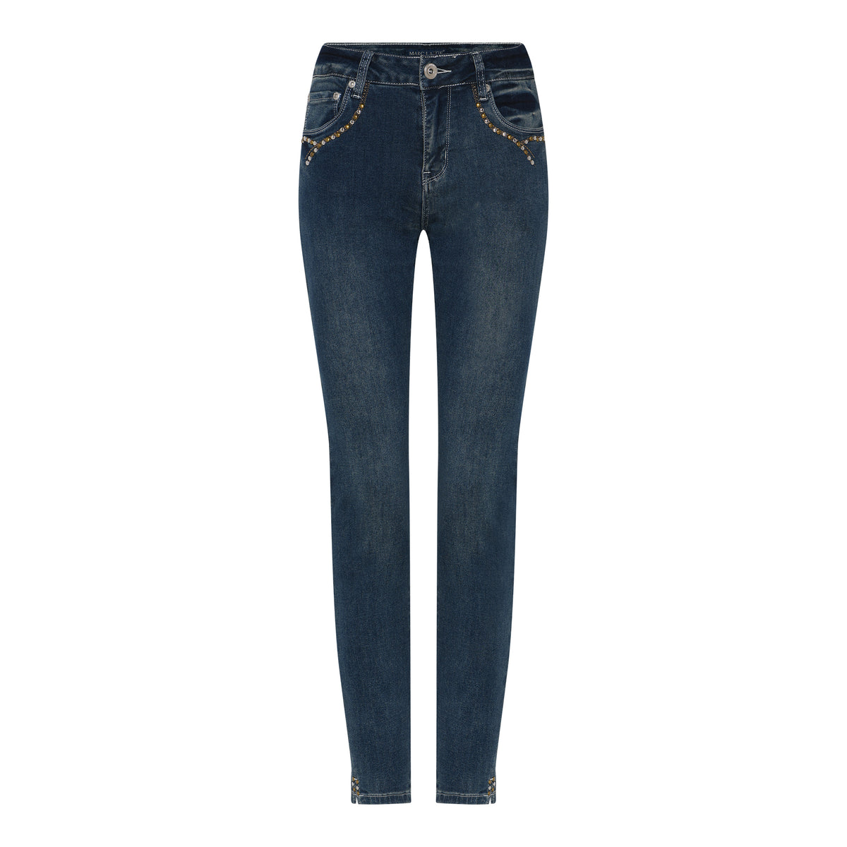 MARC LAUGE Alberta Denim Jeans DENIM/TWILL 9696 BLUE DENIM USED